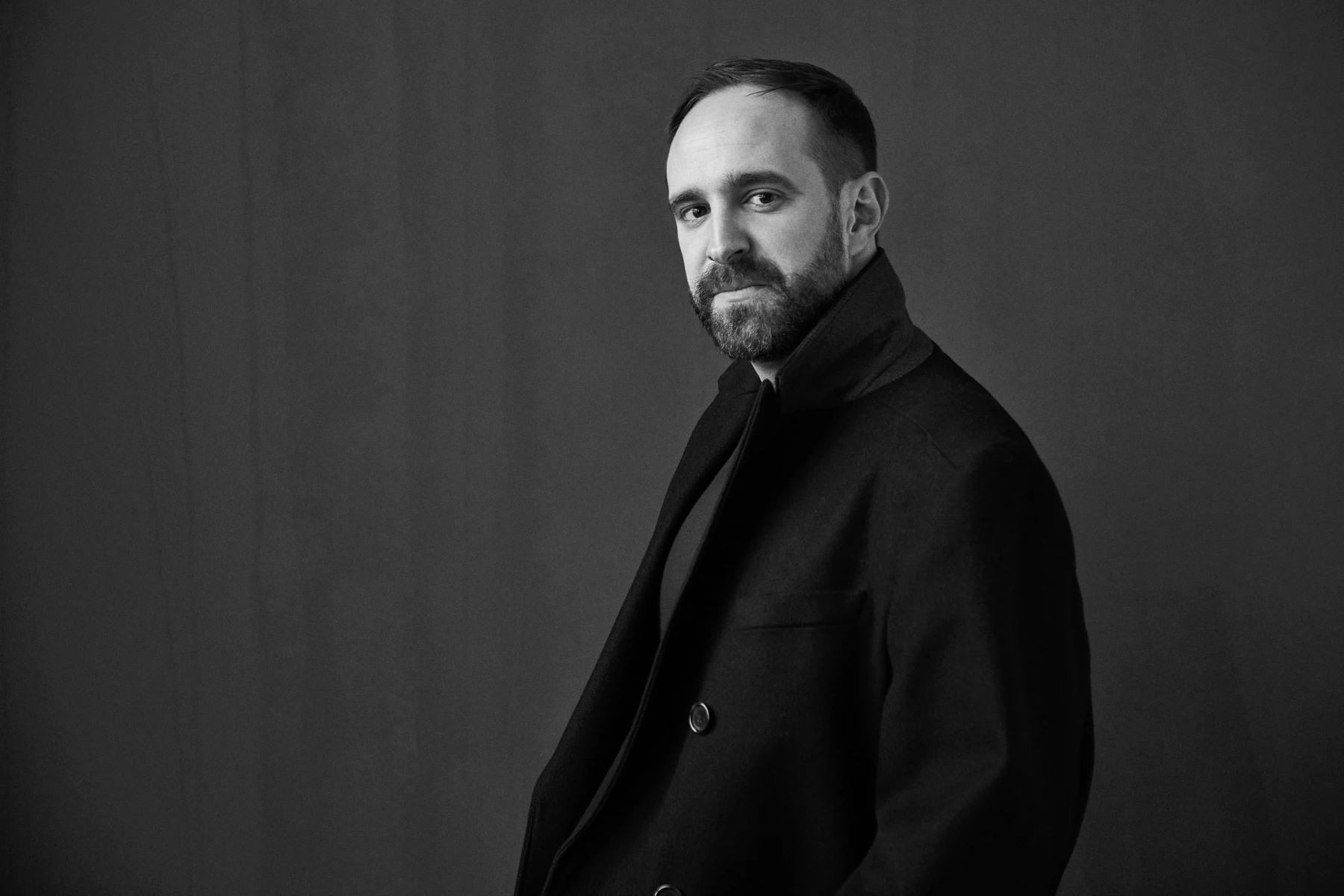 Black-and-white portrait of Dodas Jagušák